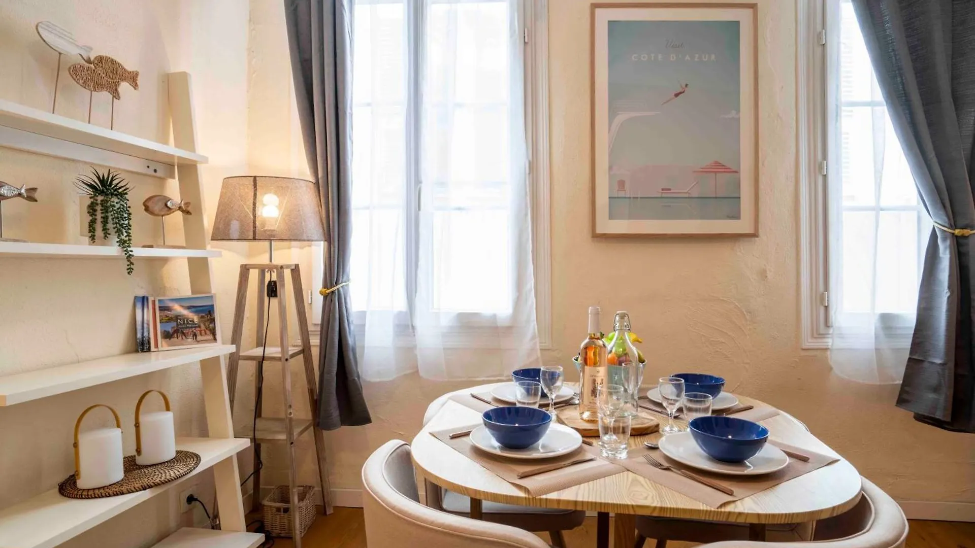 Apartment Charming Flat, Fully Equipped, Beach Only 300M - La Loge Nice