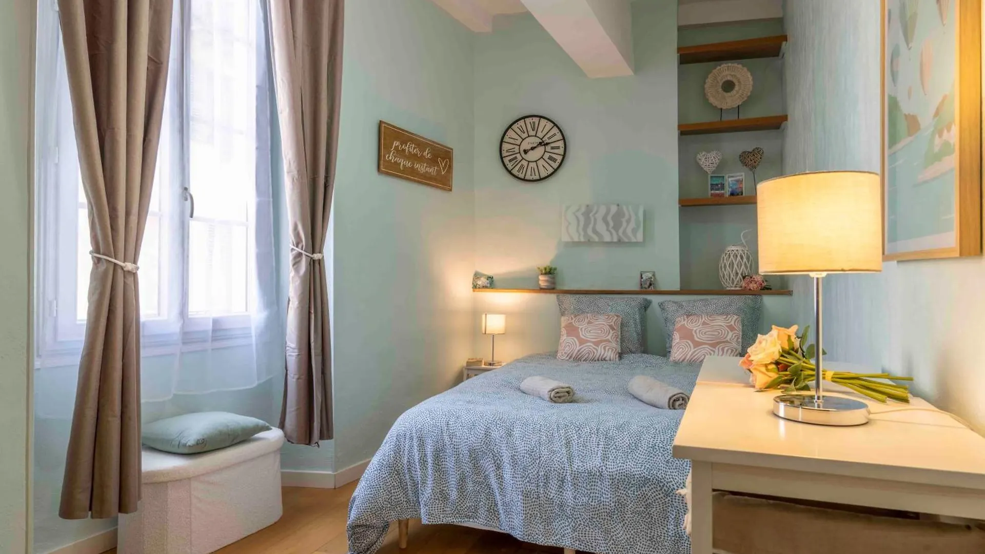 Apartment Charming Flat, Fully Equipped, Beach Only 300M - La Loge Nice France